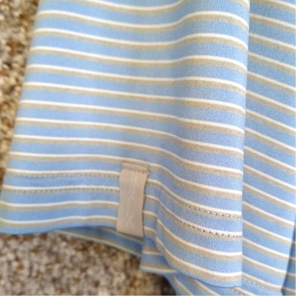 Polo Ralph Lauren RLX Golf Stripe Performance Stretch Polo Shirt XL - Picture 5 of 9